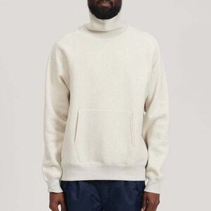 Still By Hand Men's High Neck Heavy Weight Sweatshirt, 3/L